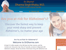 Tablet Screenshot of drdharma.com